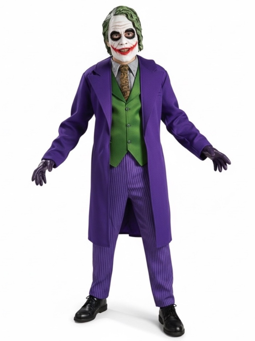 DC Comics Joker Purple Coat Green Vest Costume